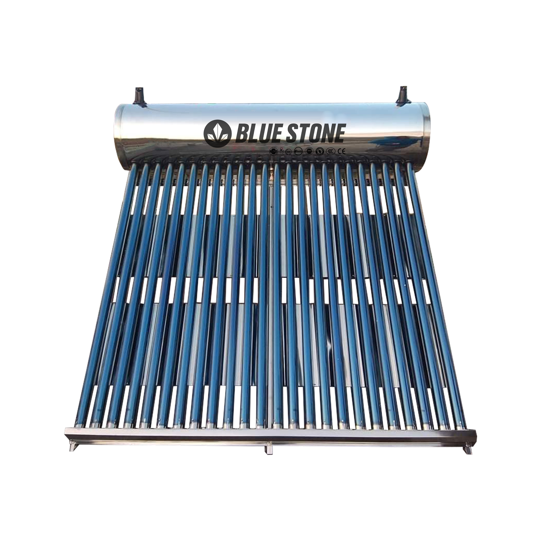 Blue Stone 15 Tube (200 Ltr) SS Solar Water Heater Auxiliary