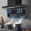 AUX-VERTI Blue Stone Range Hood